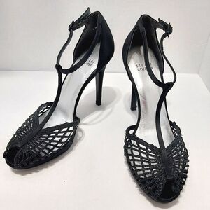 Stuart‎ Weitzman Weave Me Evening Sandals, Size 8.5
